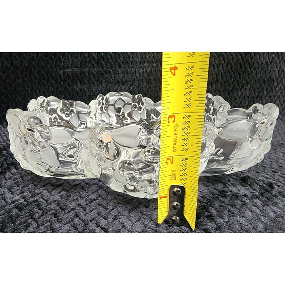 Vintage Mikasa Walther Crystal Carmen Satin Divided Relish Dish – 1970s - Picture 8 of 8